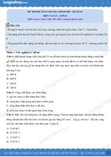 Đề thi học kì 2 Vật lí 10 Cánh diều - Đề số 10